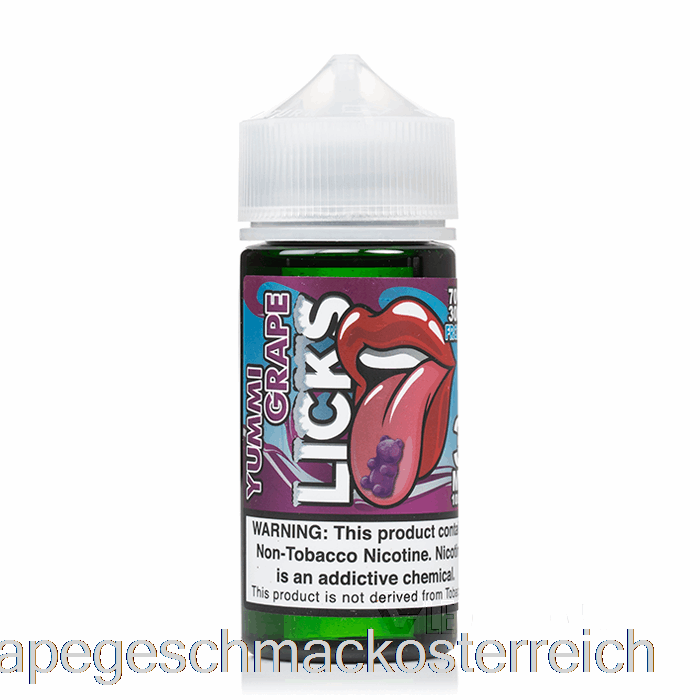 Frosty Yummi Grape – Licks Roll Upz – 100 Ml, 6 Mg Vape-Geschmack